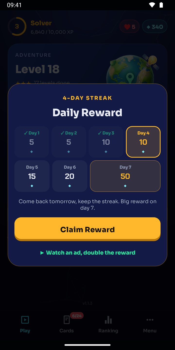 Daily Reward